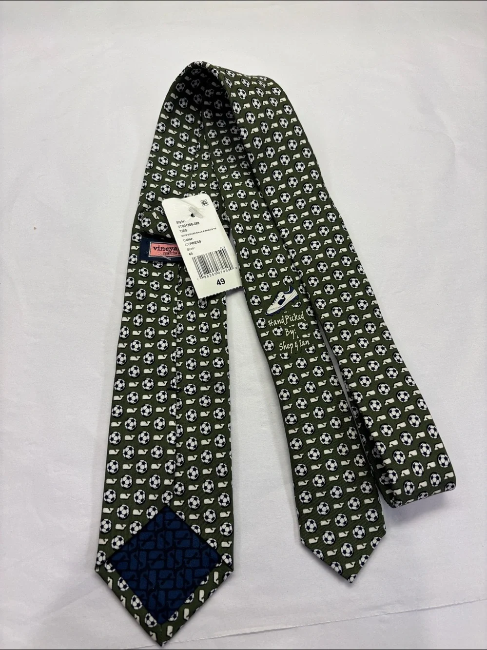 Vineyard Vines Boys Soccer Balls Silk Tie